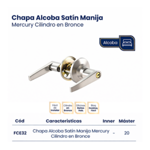 CHAPA ALCOBA