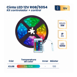 CINTA LED LUZ RGB