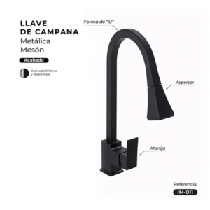 LLAVE EXTRAÍBLE CAMPANA DE LUJO