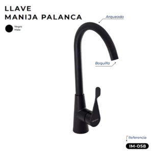 LLAVE MANIJA PALANCA NEGRA