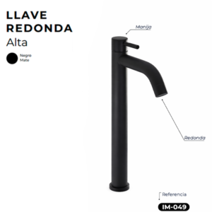LLAVE REDONDA NEGRA