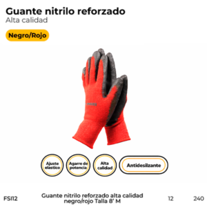 GUANTE NITRILO TITANIUM REFORZADO