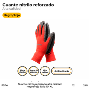 GUANTE NITRILO TITANIUM REFORZADO