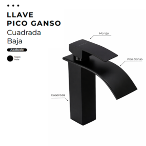 LLAVE PICO GANSO CUADRADA BAJA